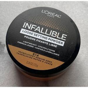 LOreal Infallible Loose Setting Powder 614 Translucent Medium Deep